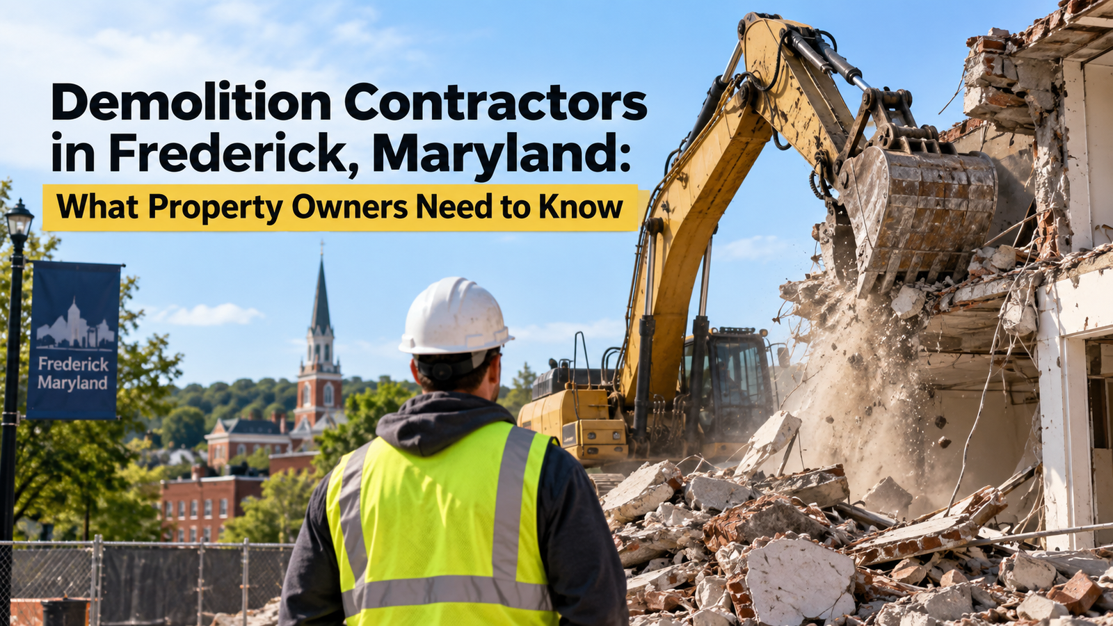 Demolition Contractors in Frederick, Maryland: What Property Owners Need to Know